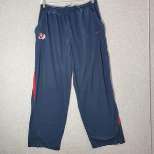 VINTAGE Fresno State Bulldogs Men Activewear Pants 2XL Blue Track Swoosh Nike